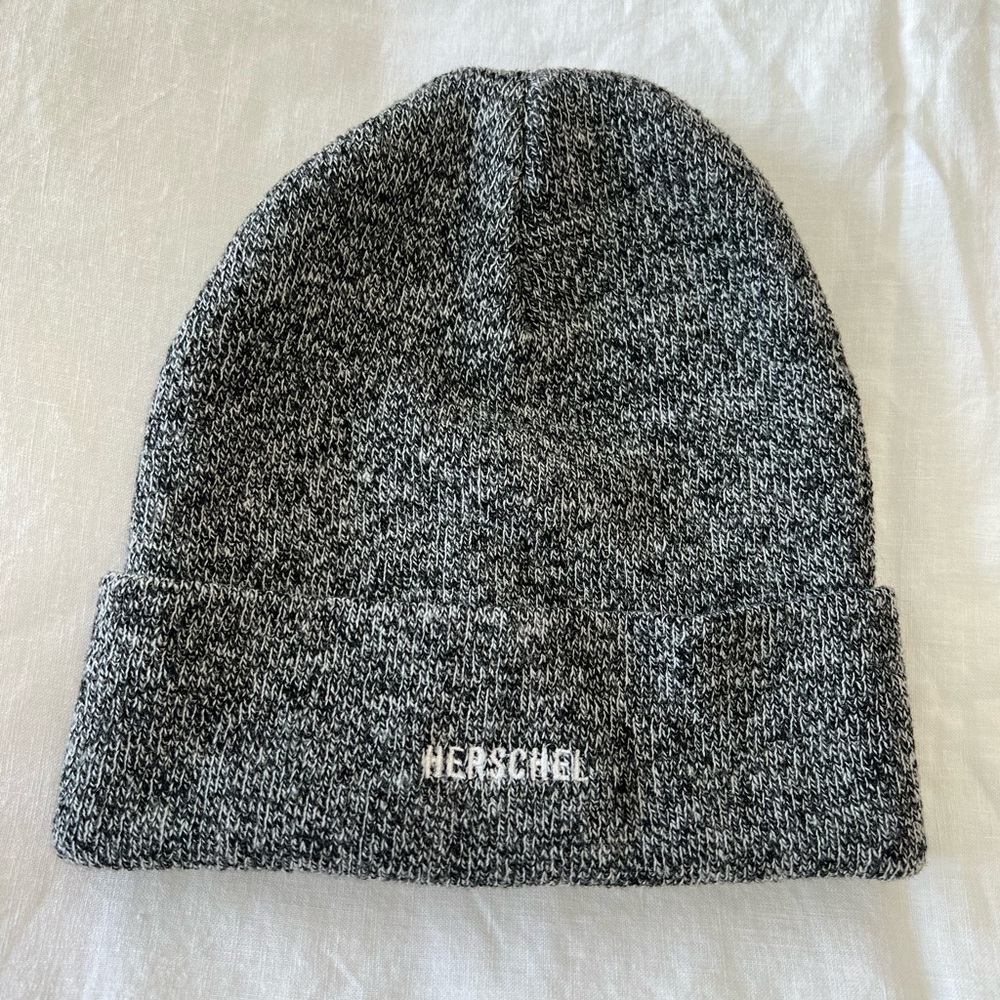 Herschel Supply Co. Knit Beanie Hat One Size | Black Gray